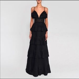 True Decadence Black Maxi Dress